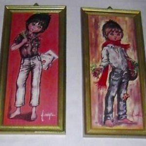 Vintage collectible wall art image